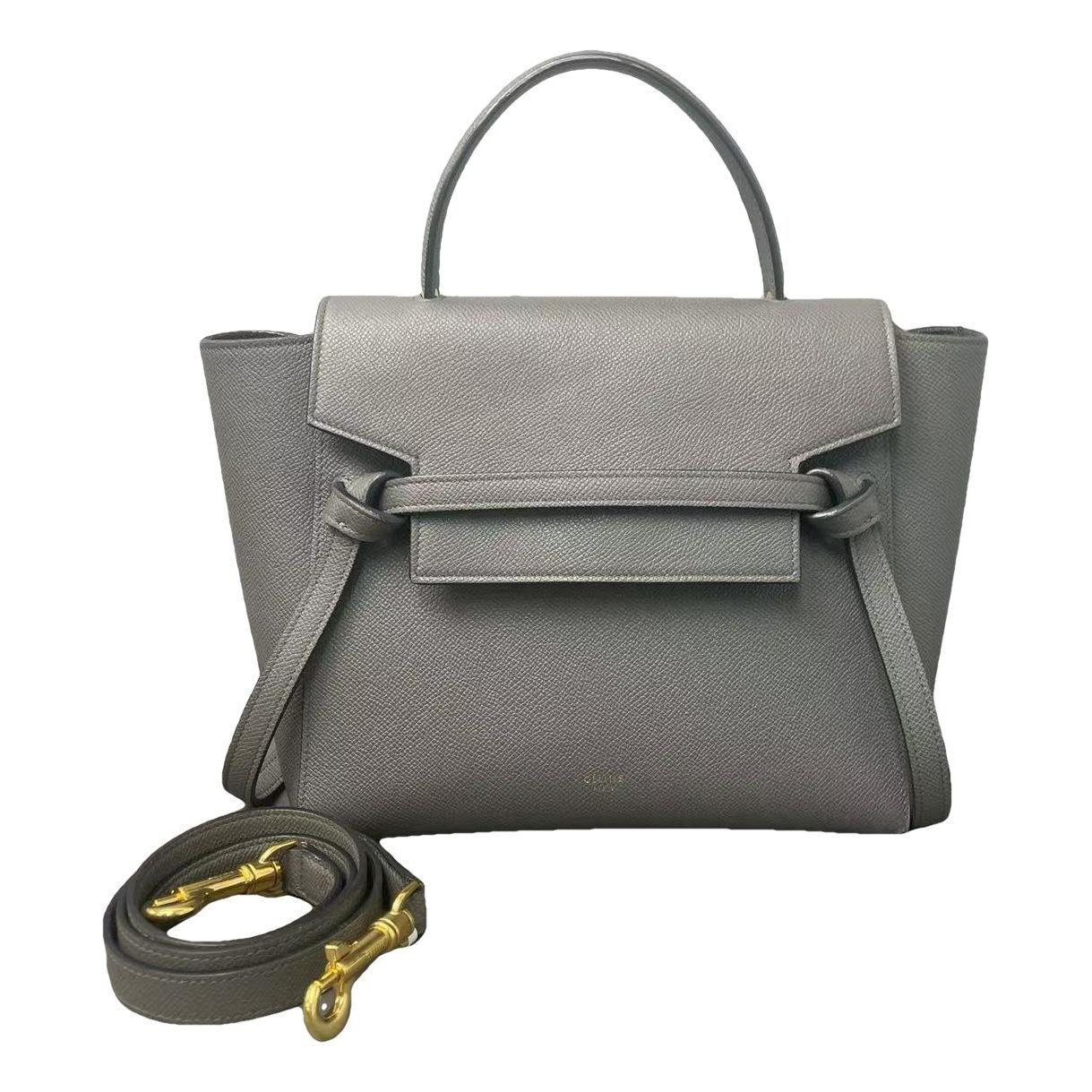 Belt leather handbag