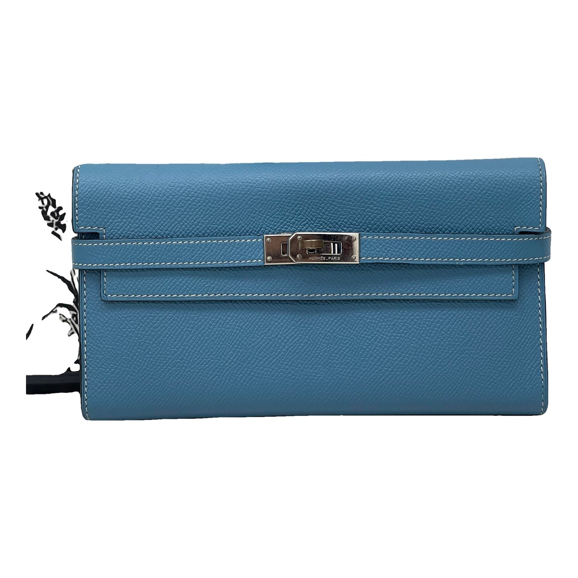 Kelly to go leather clutch bag