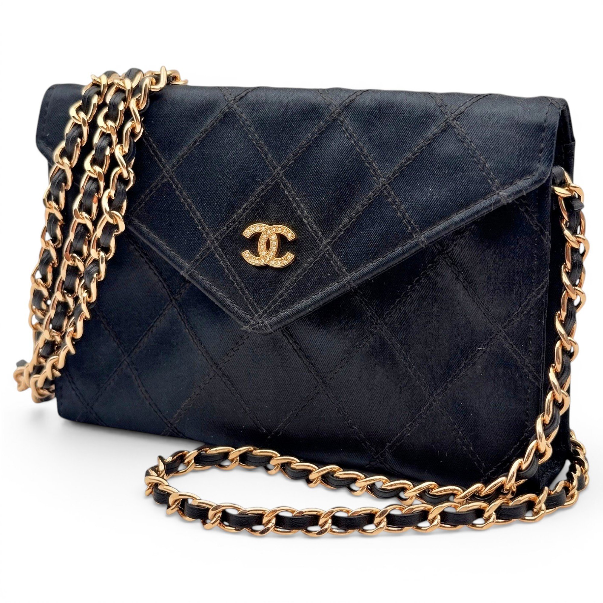 Timeless/Classique silk clutch bag