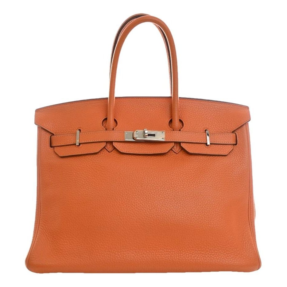 Birkin 35 leather tote