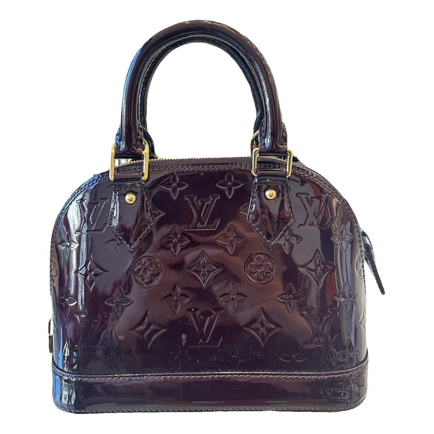 Alma BB patent leather handbag