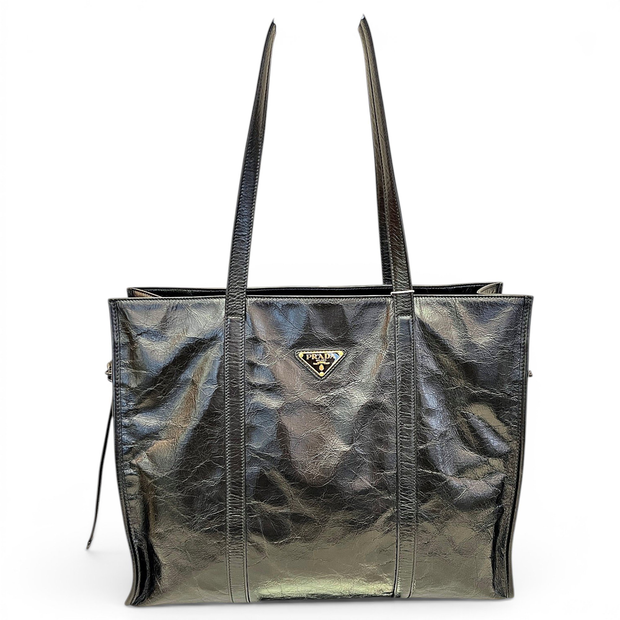 Leather tote