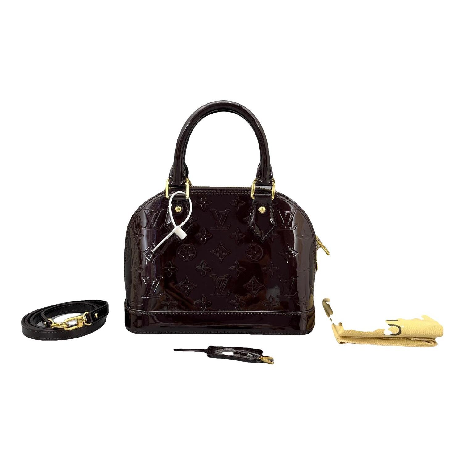 Alma BB patent leather handbag