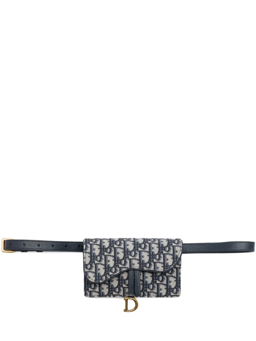 2020 Oblique Canvas Saddle belt bag