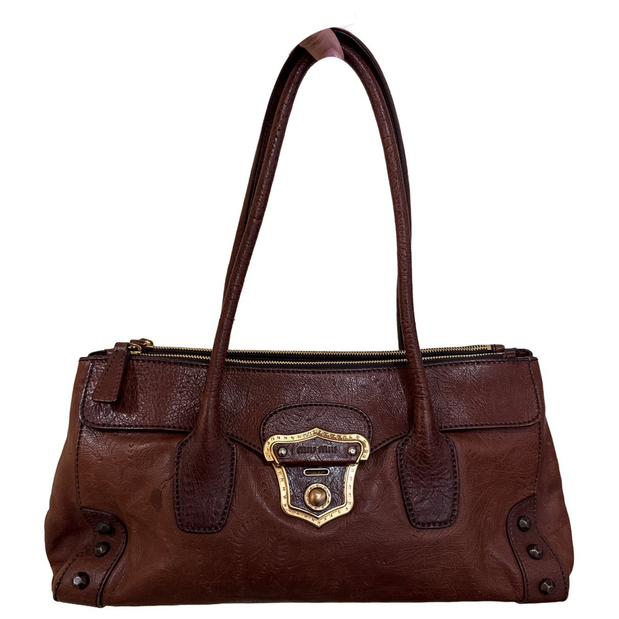 Leather handbag