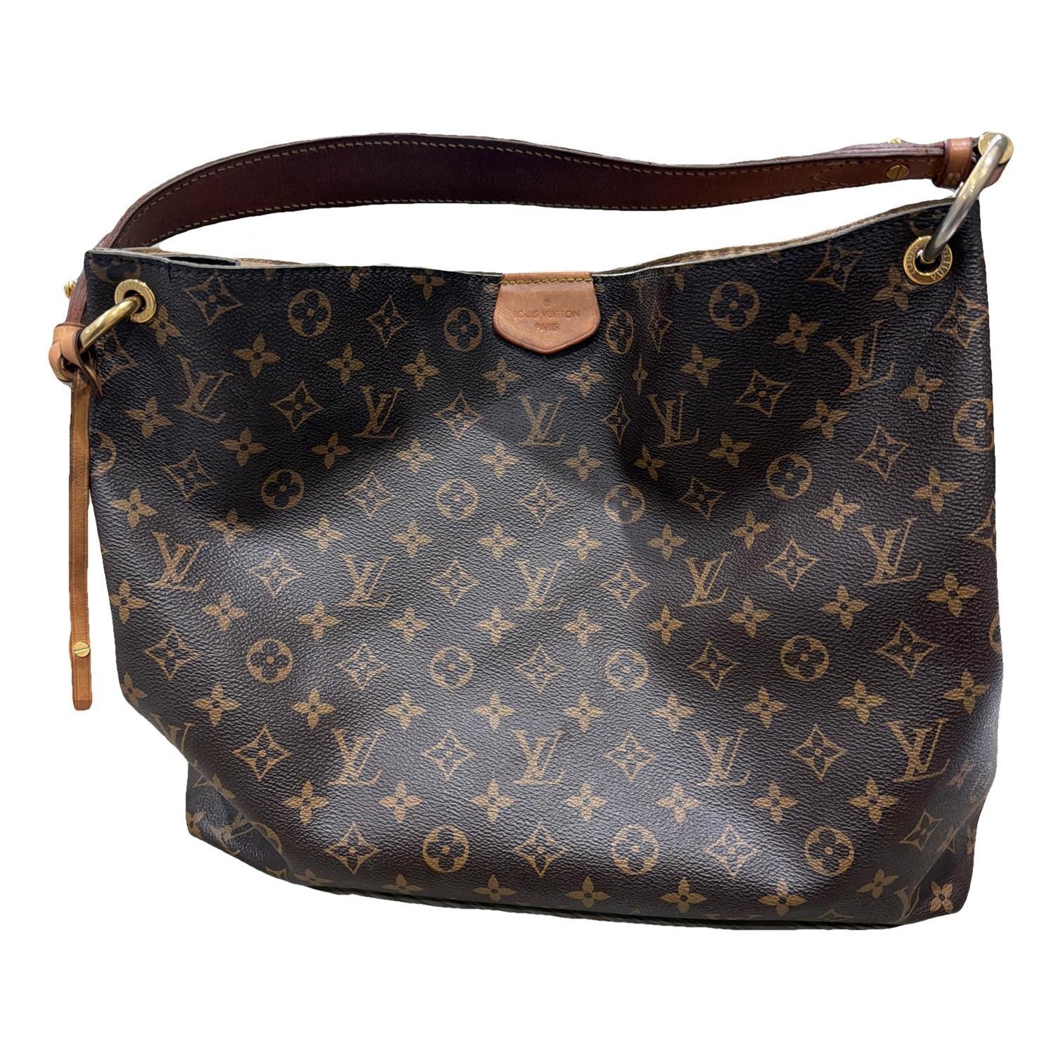 Graceful leather handbag