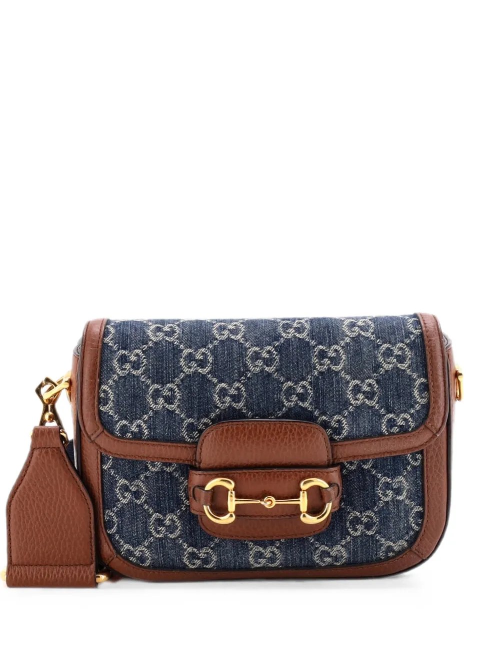 Horsebit 1955 GG Denim Mini shoulder bag