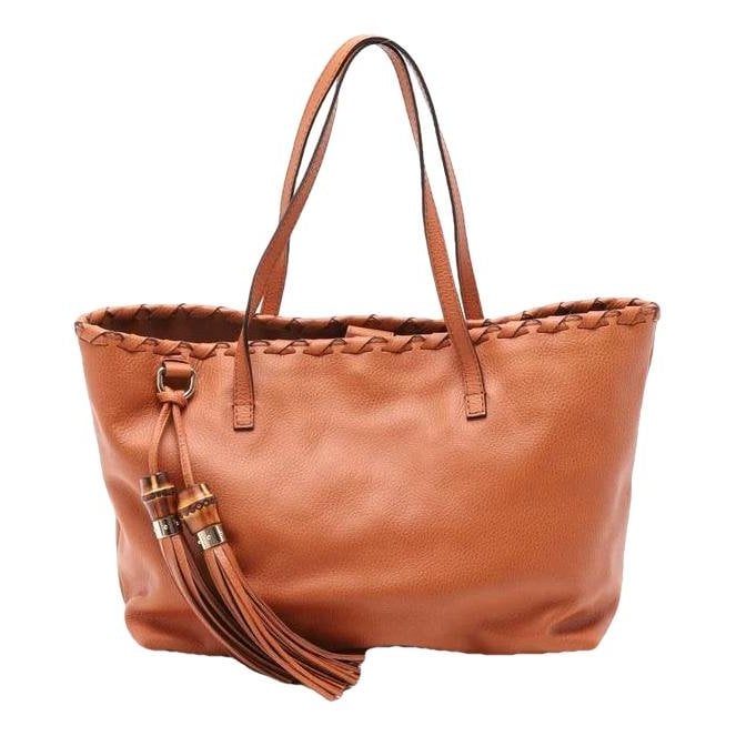 Bamboo leather tote