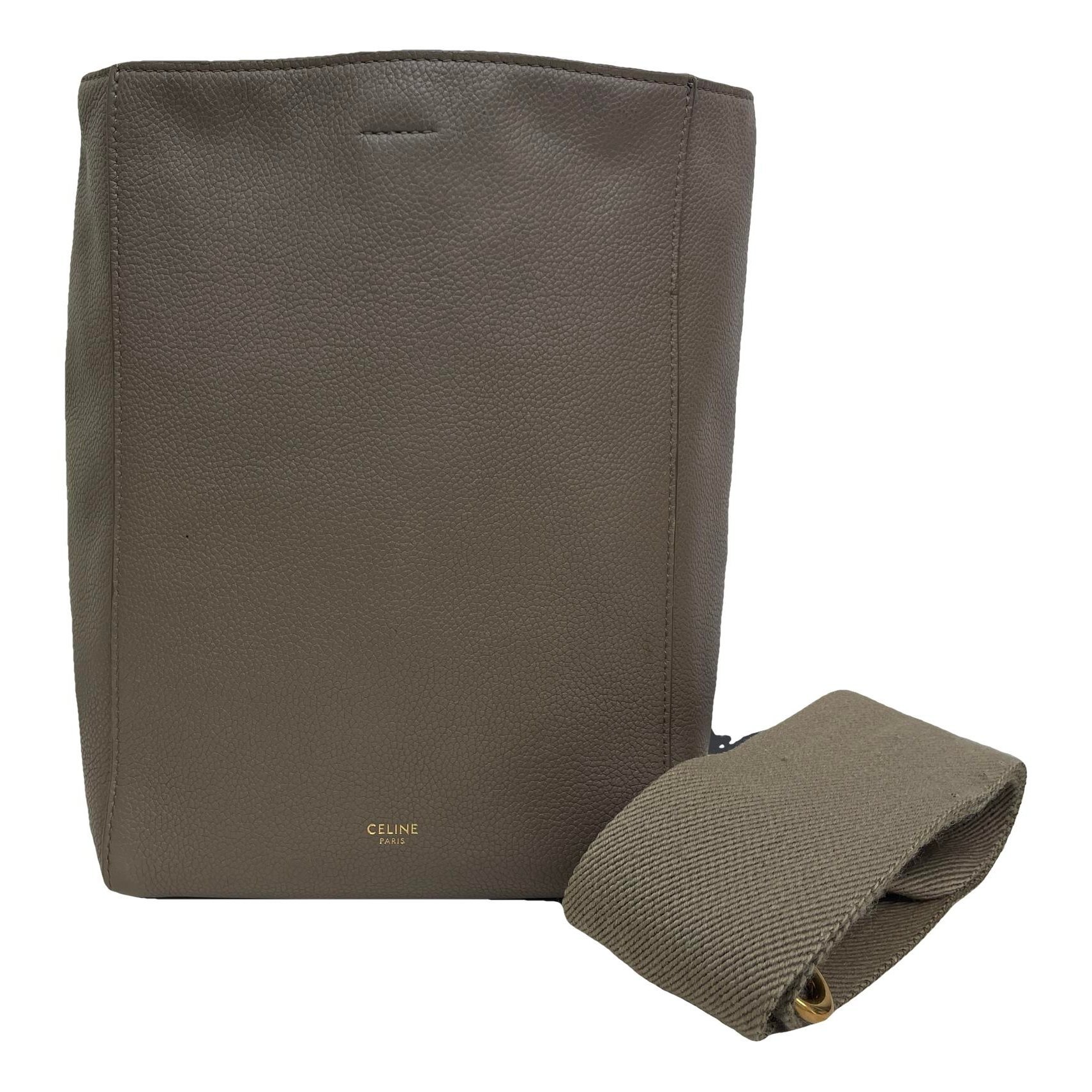 Seau Sangle leather handbag