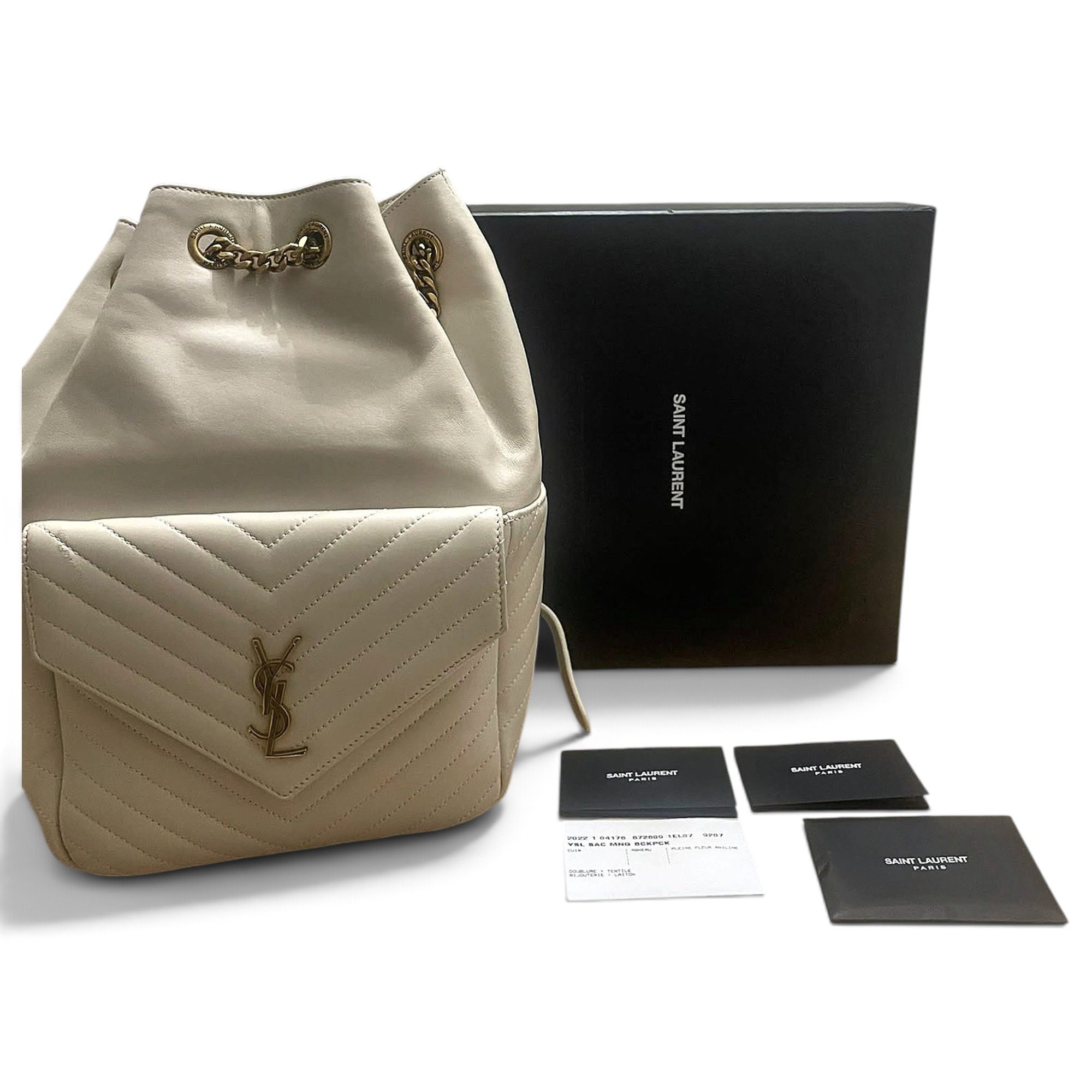 Loulou leather backpack