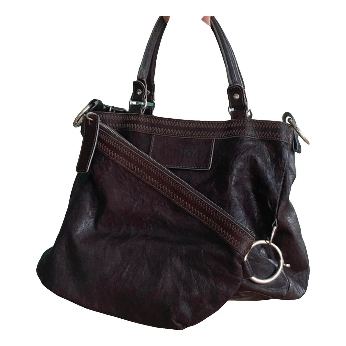 Leather handbag