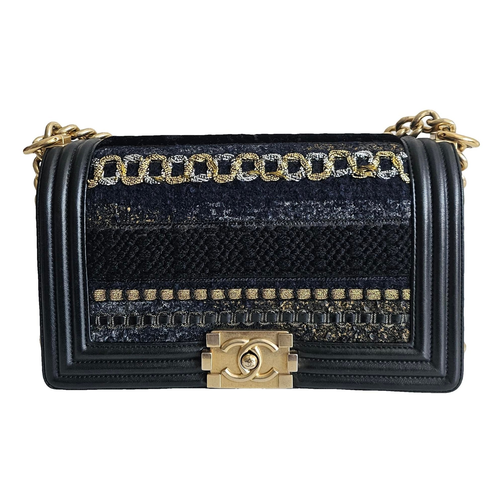 Boy tweed handbag