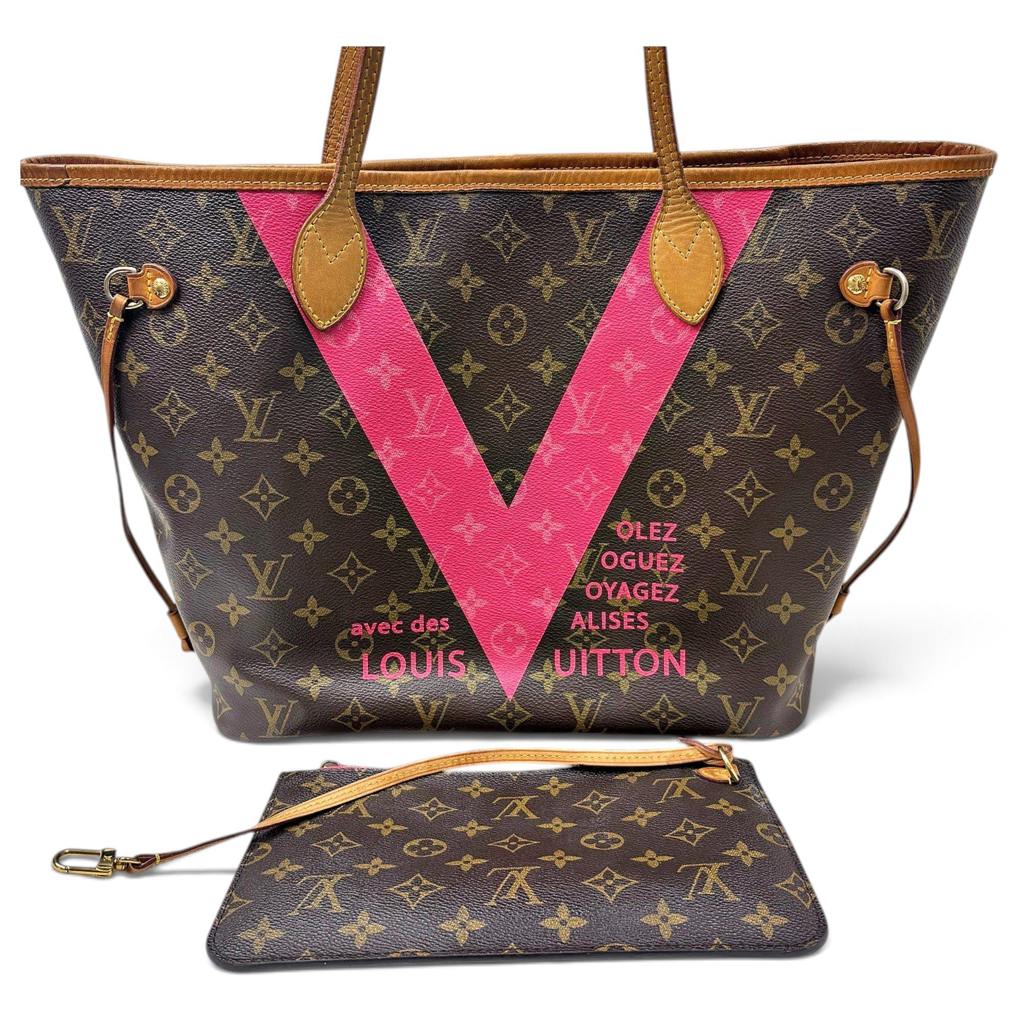 Neverfull leather handbag