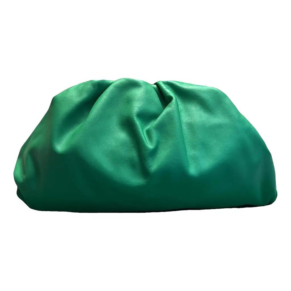 Pouch leather handbag