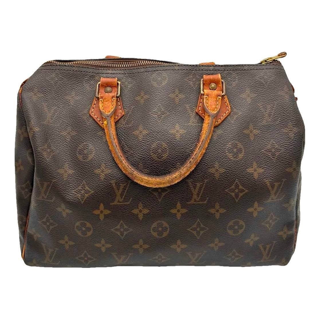 Speedy leather handbag