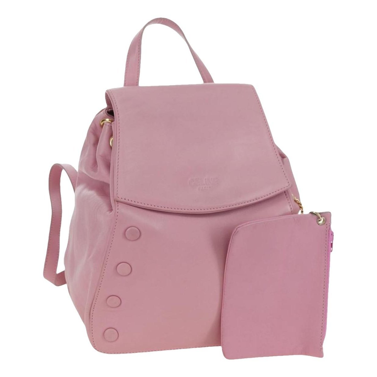 Leather backpack