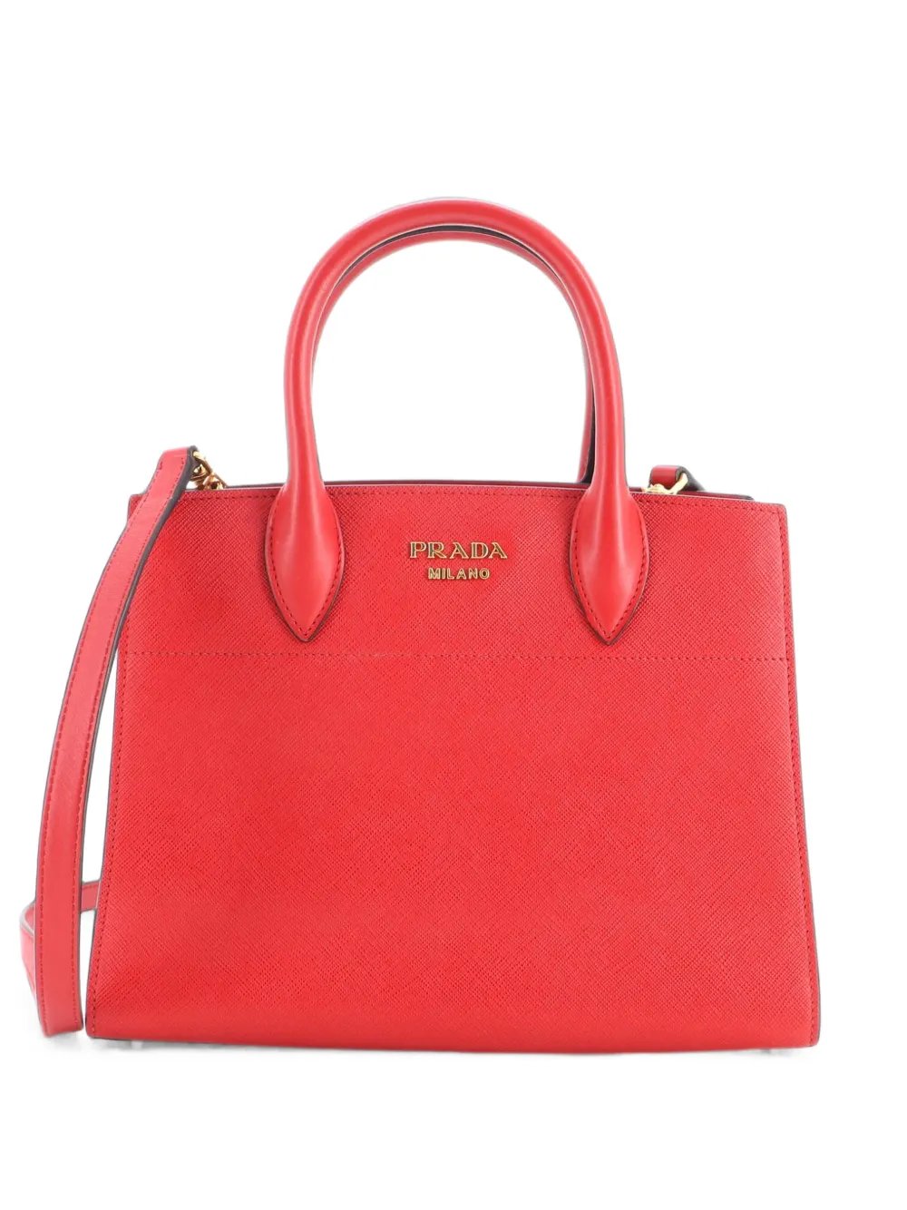 Bibliotheque Saffiano with City Calf Small tote bag