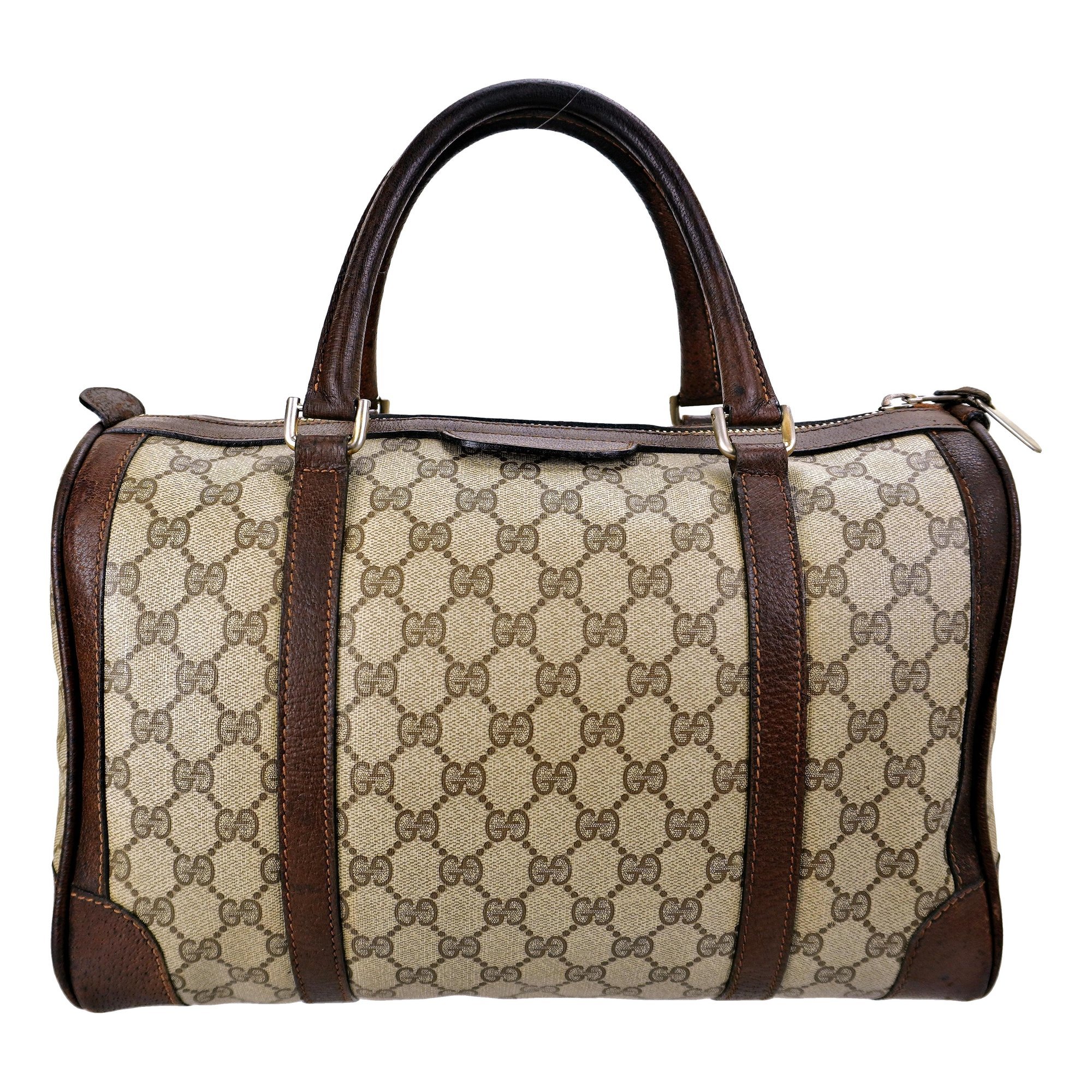 Boston leather tote