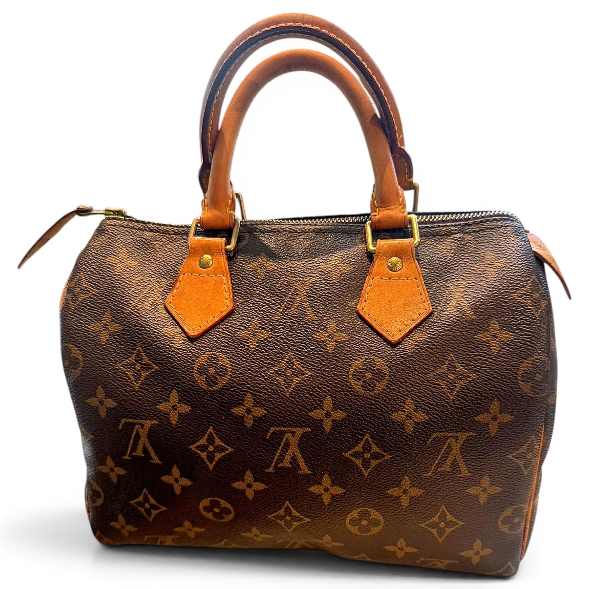 Speedy leather handbag