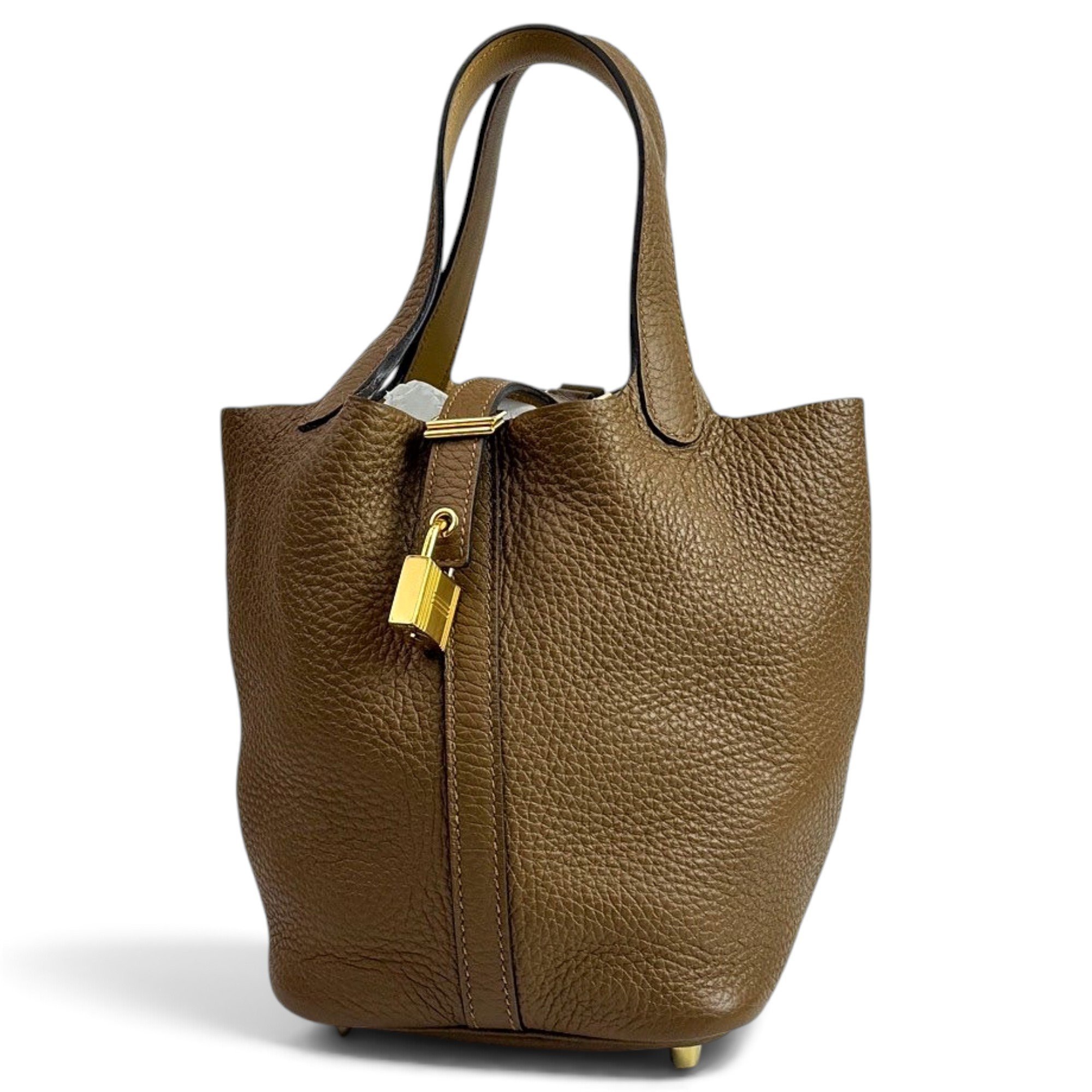 Picotin leather handbag