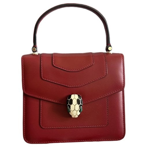 Serpenti leather handbag