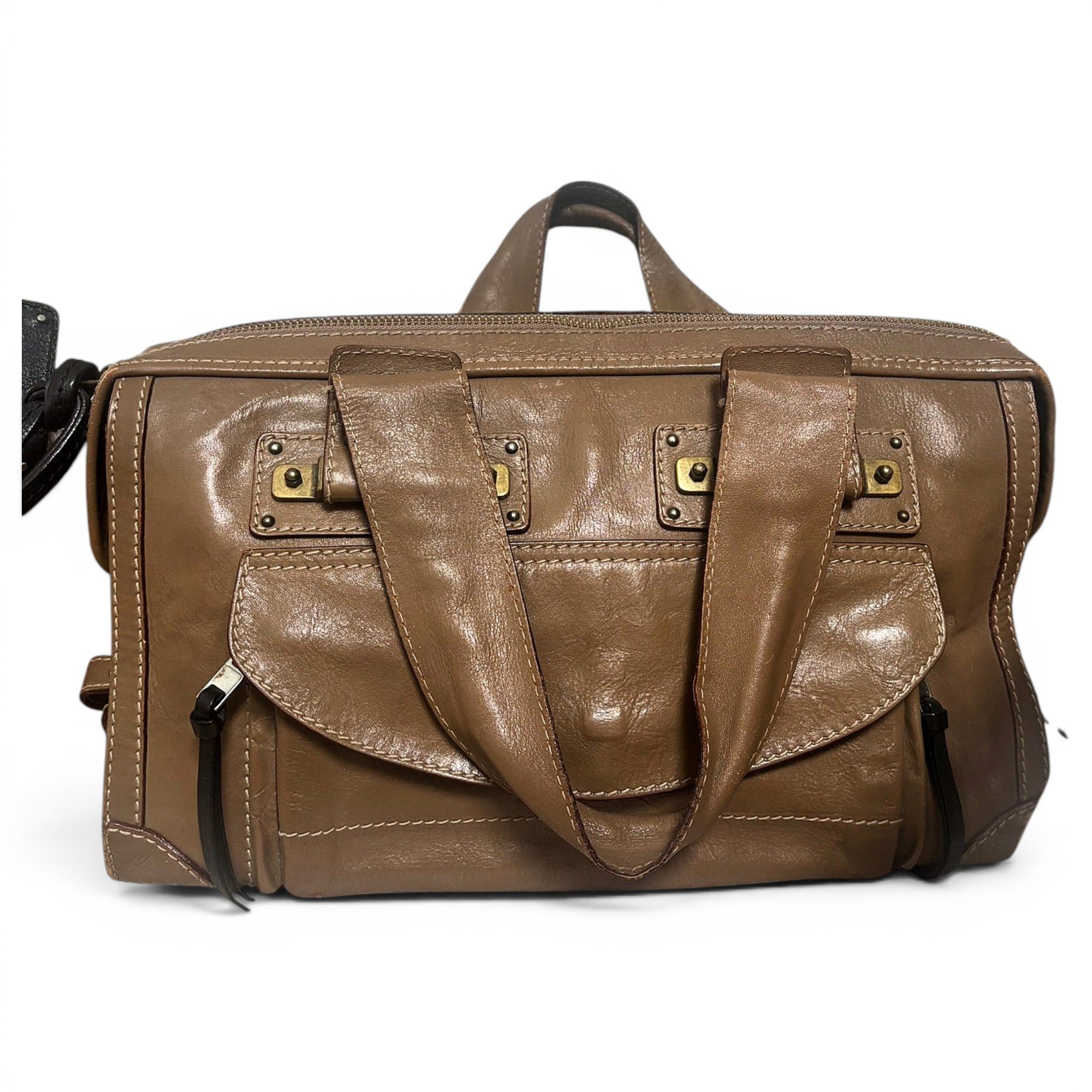 Leather handbag