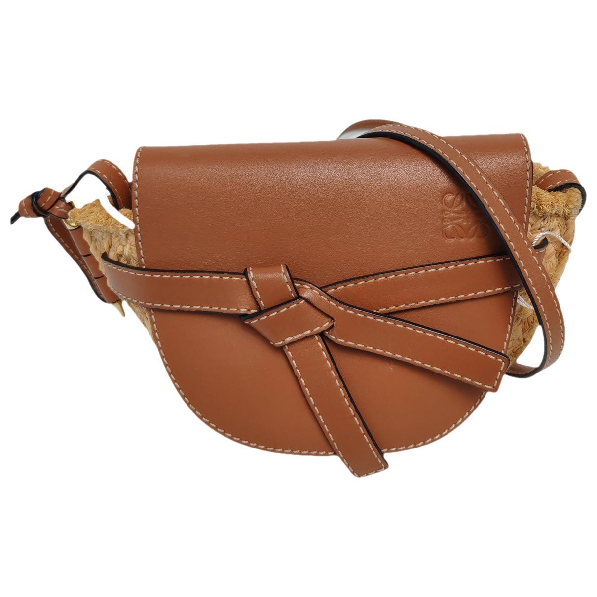 Gate leather crossbody bag
