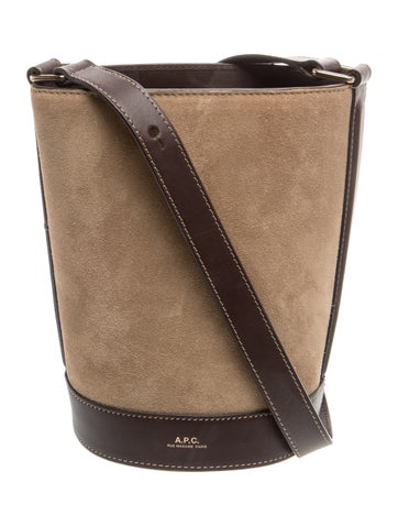 A.P.C. Suede Bucket Bag