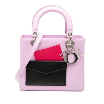 Calf Leather Medium Calfskin Pockets Lady Dior