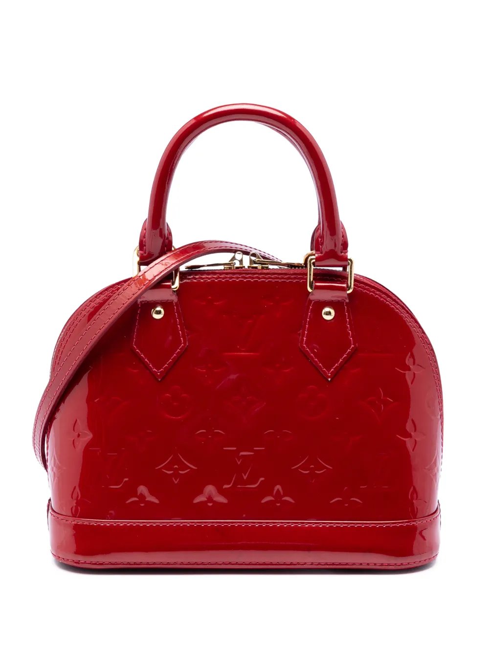 2013 Monogram Vernis Alma BB satchel