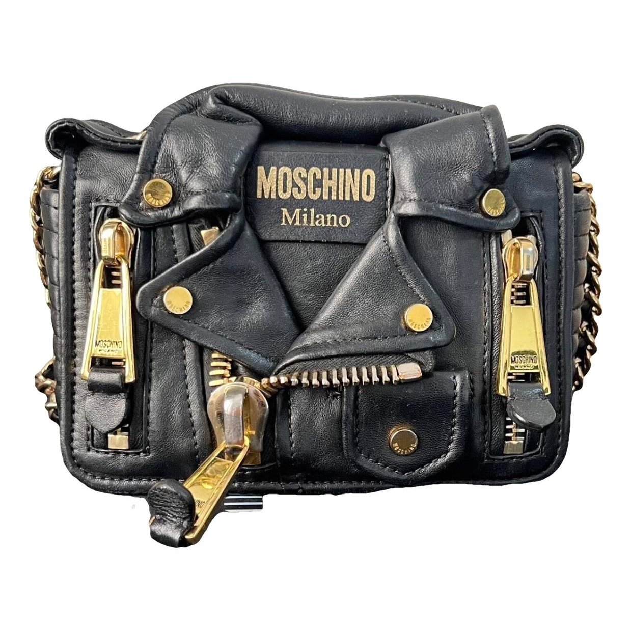 Biker leather bag