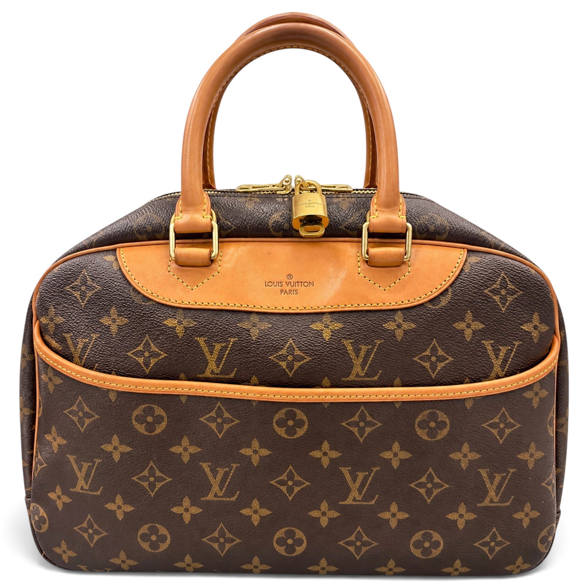 Deauville leather handbag