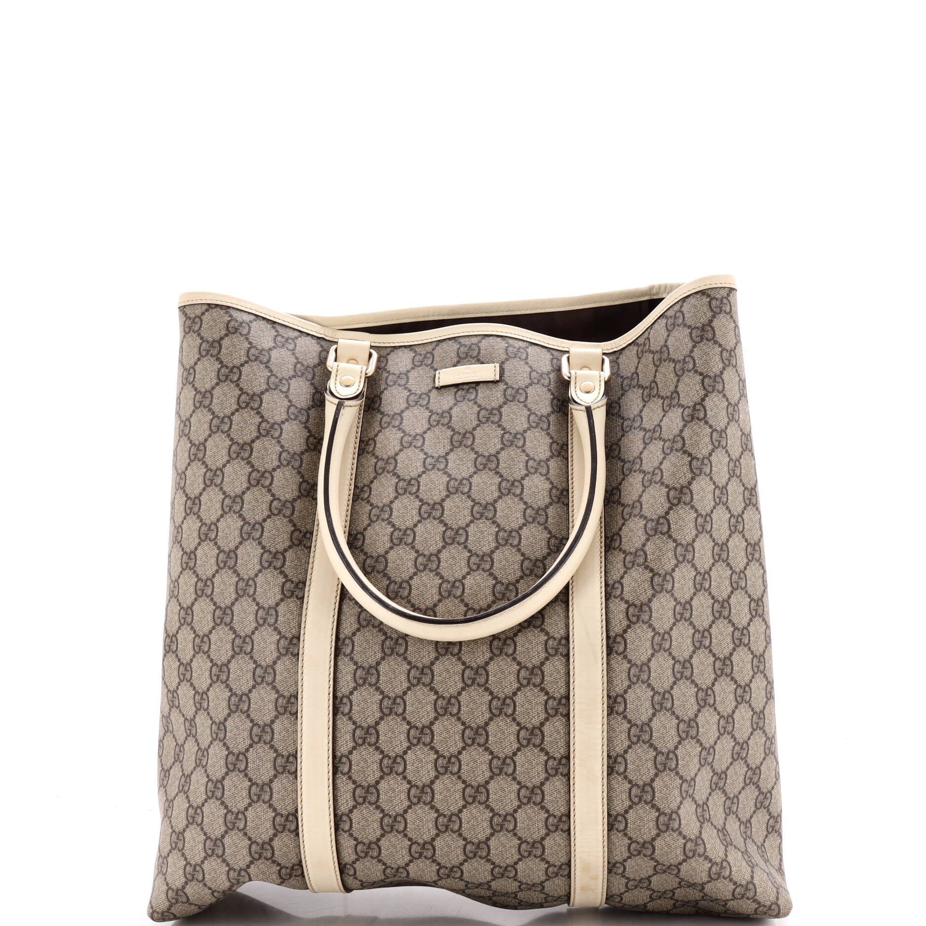 Joy Tote GG Coated Canvas with Leather Large