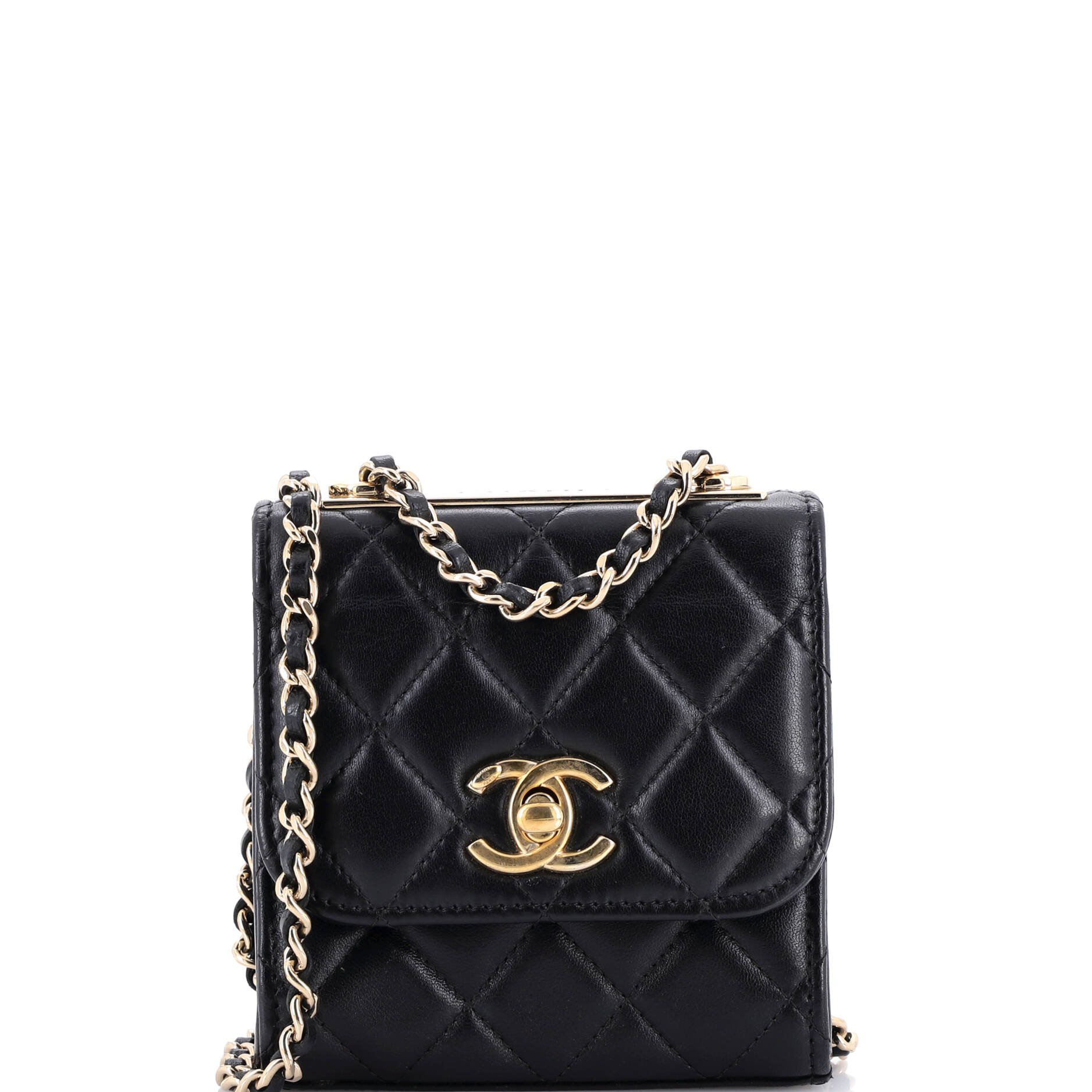 Chanel Trendy CC Clutch with Chain Quilted Lambskin Small