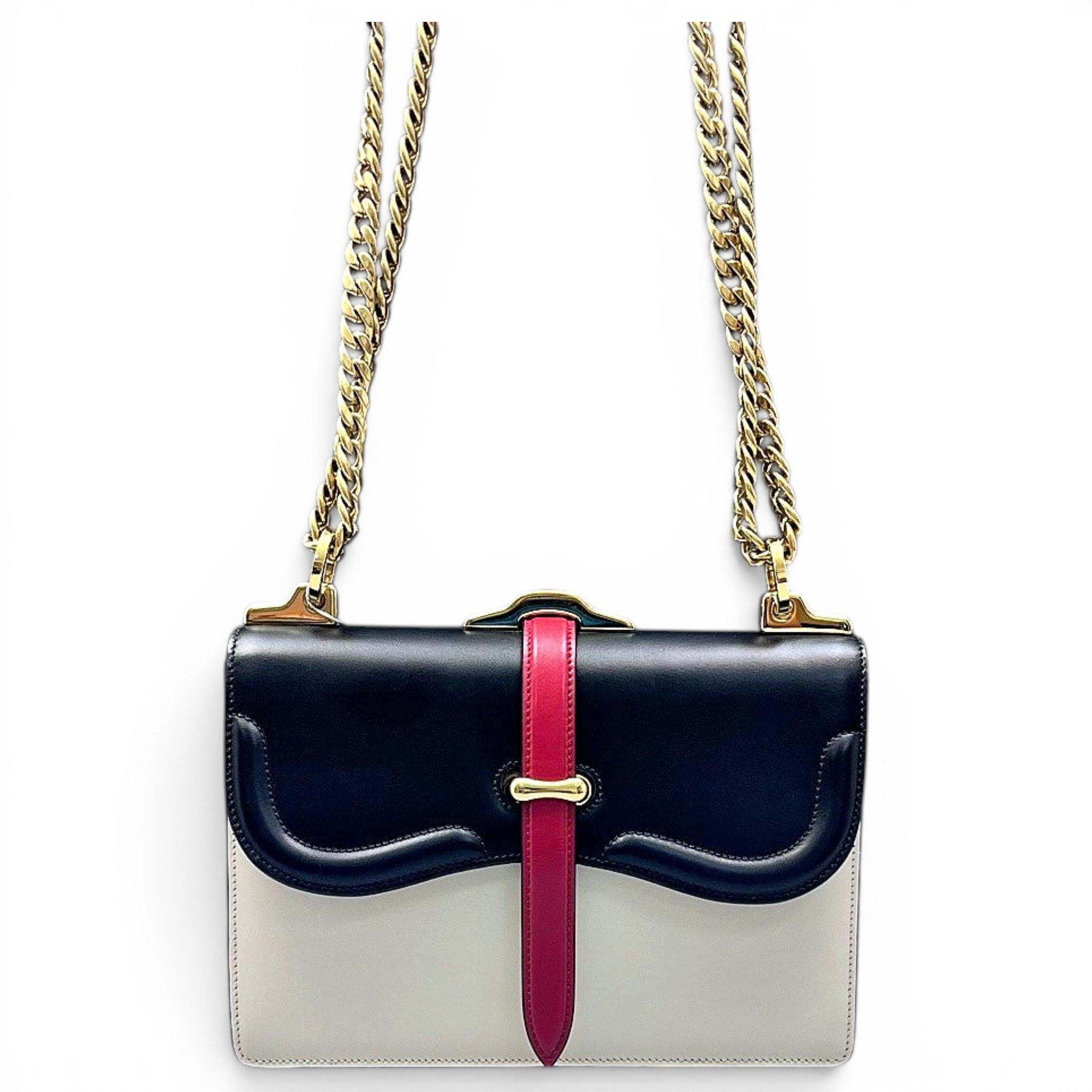 Belle leather handbag