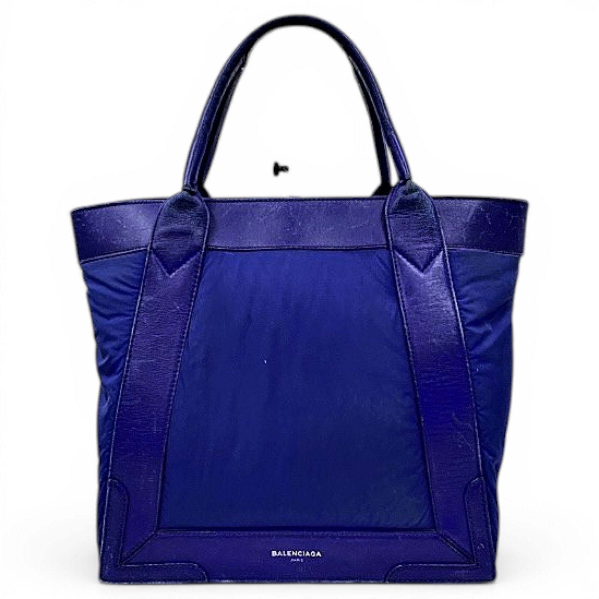 Navy cabas cloth tote