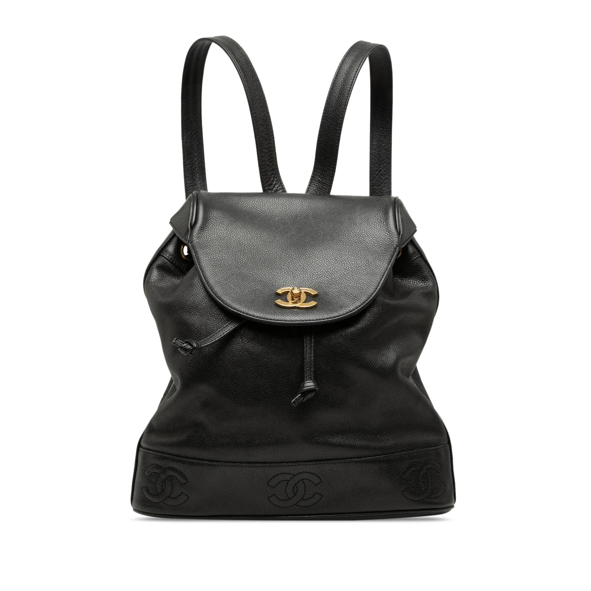 Leather backpack