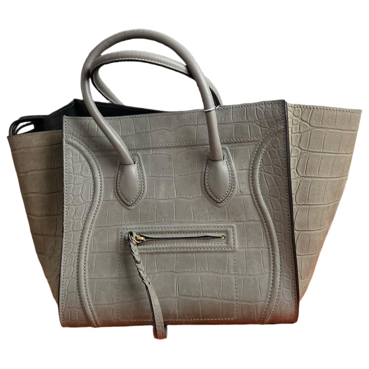 Luggage leather handbag