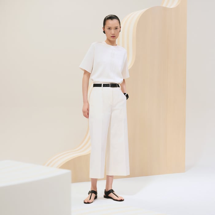 Blanc Naturel Cropped Pants