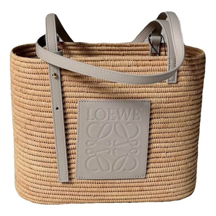 Square Basket leather handbag