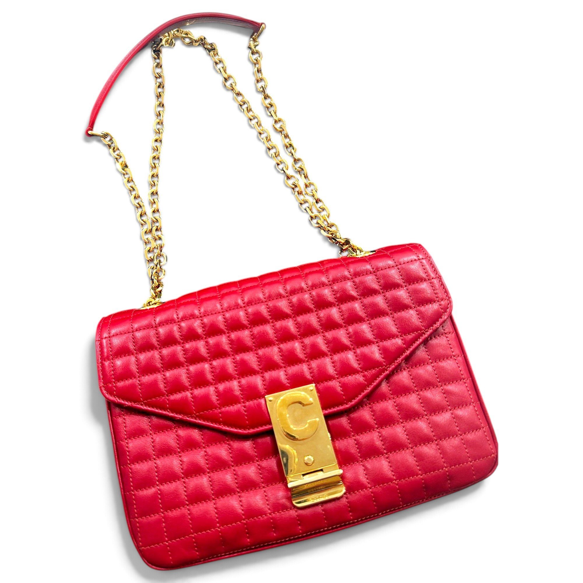 C bag leather handbag