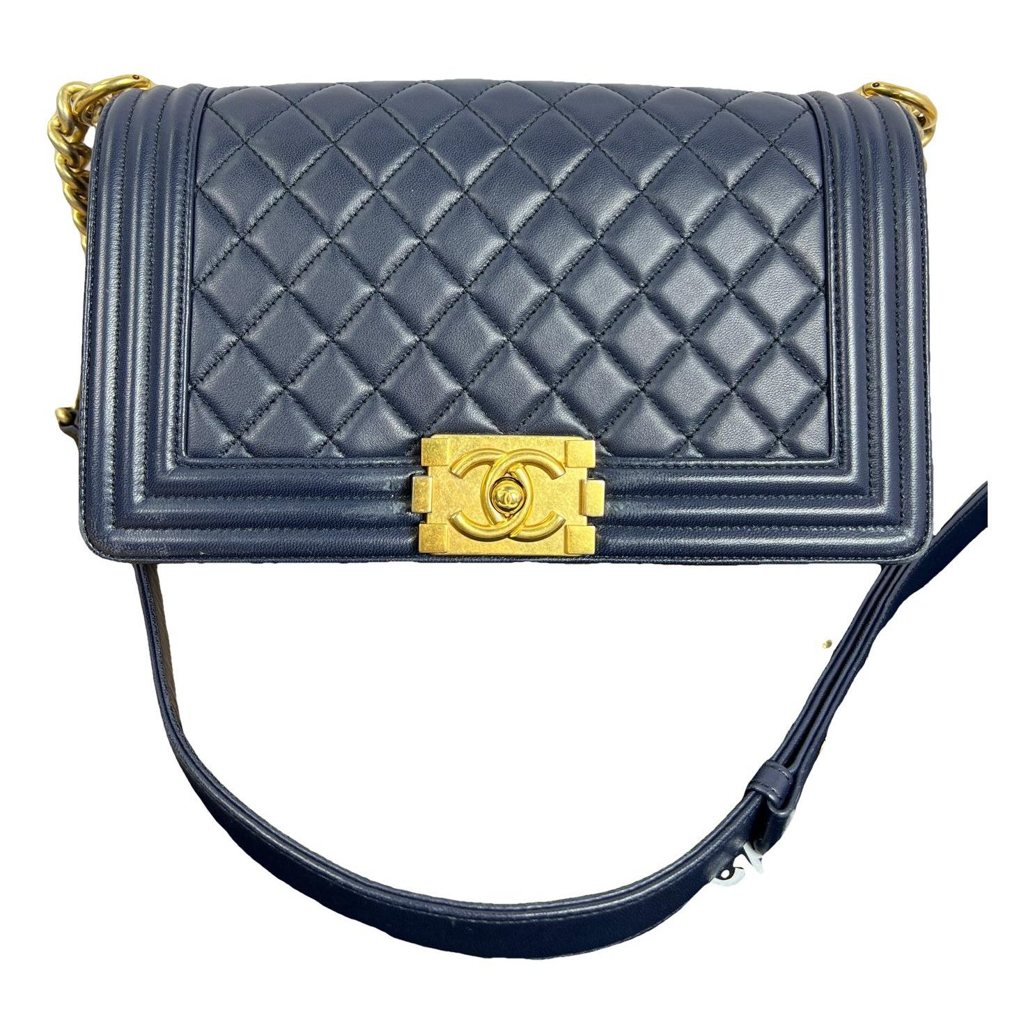Boy pony-style calfskin handbag