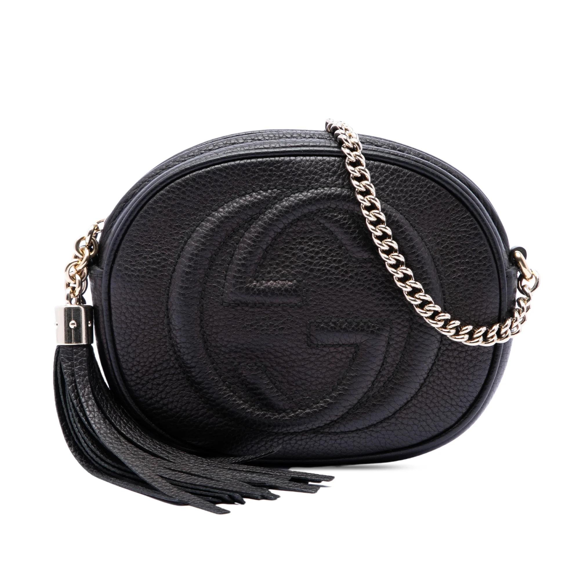 Soho Chain pony-style calfskin crossbody bag