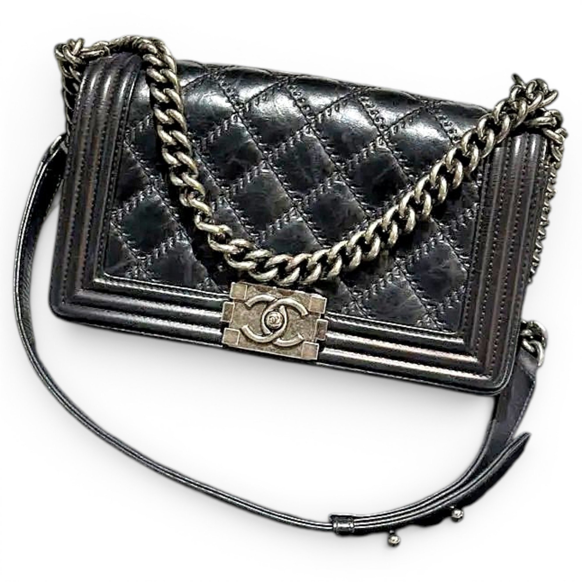 Boy leather crossbody bag
