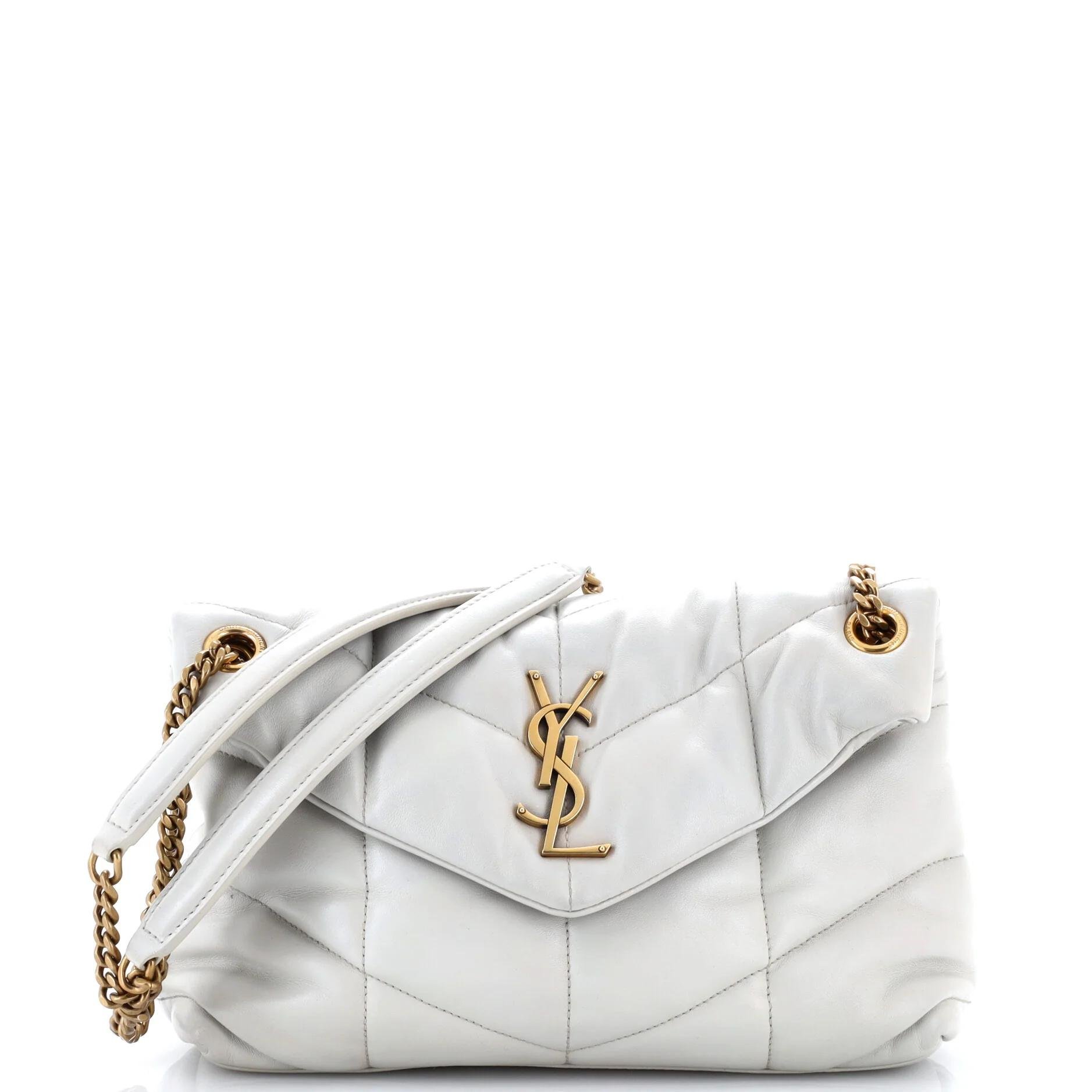 Loulou Puffer leather crossbody bag