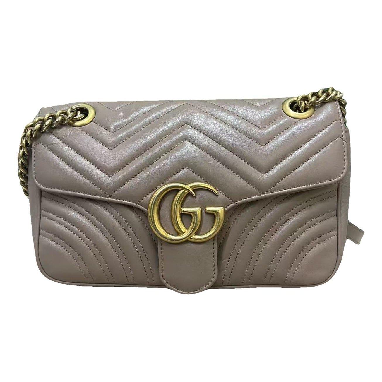 GG Marmont Flap leather handbag