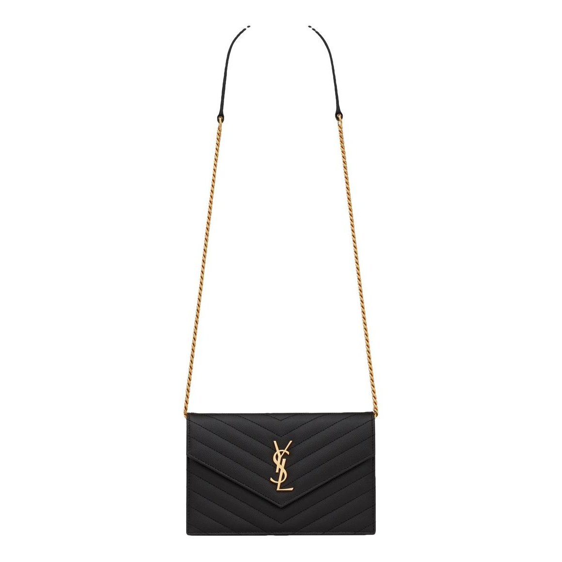 Portefeuille enveloppe leather crossbody bag