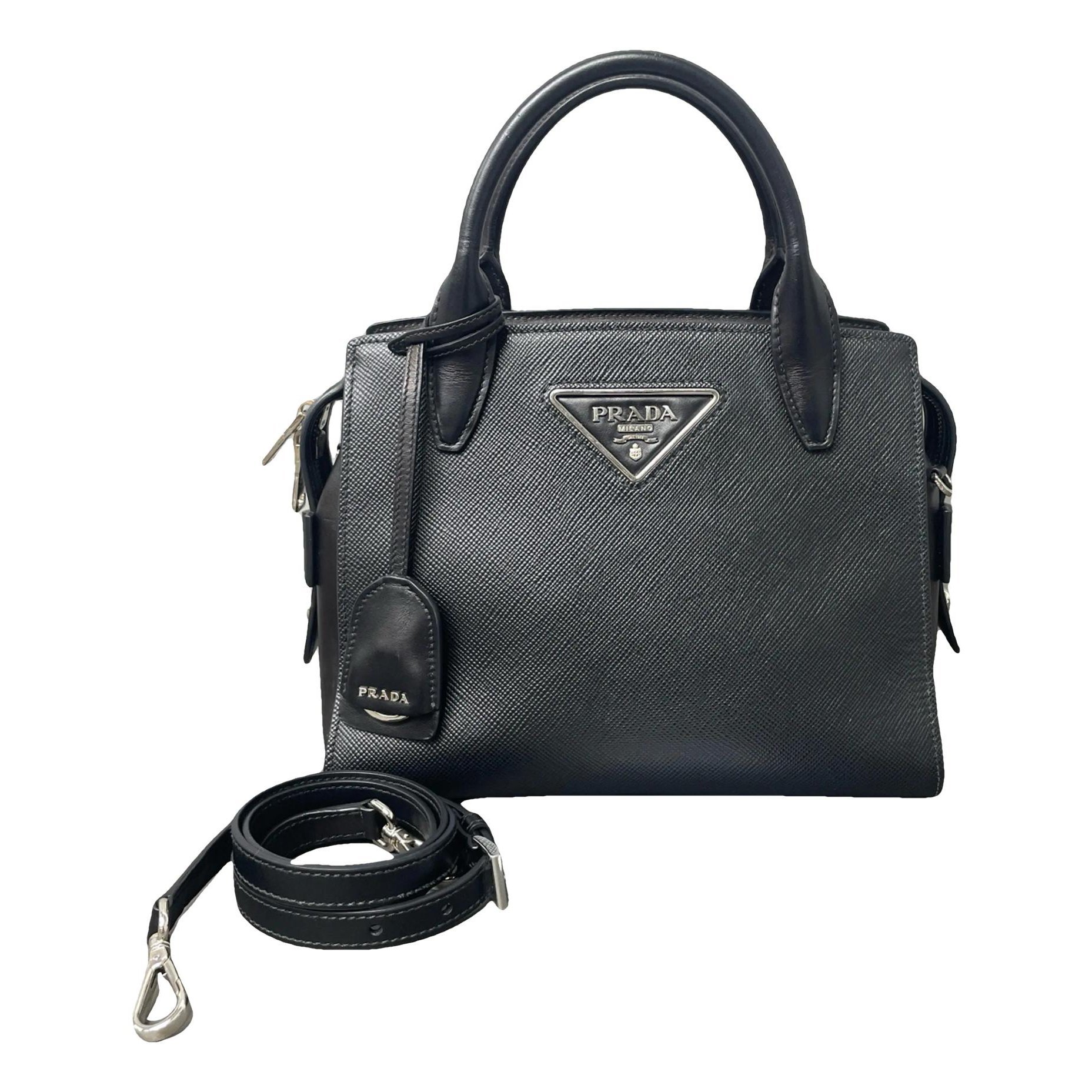 Leather crossbody bag