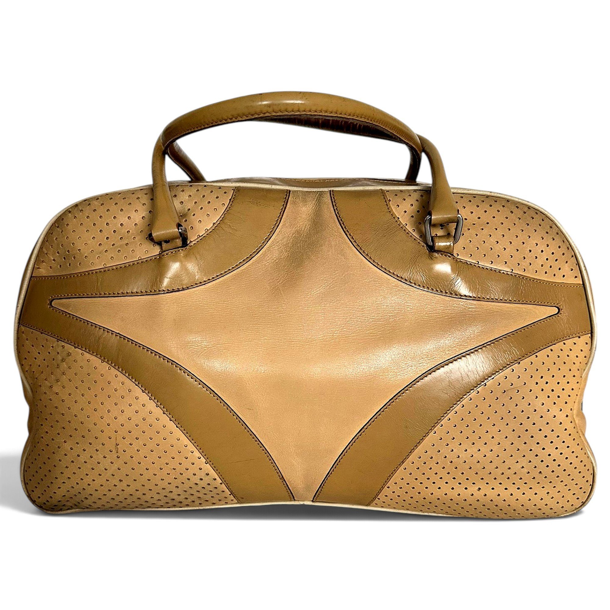 Prada Bowling leather handbag