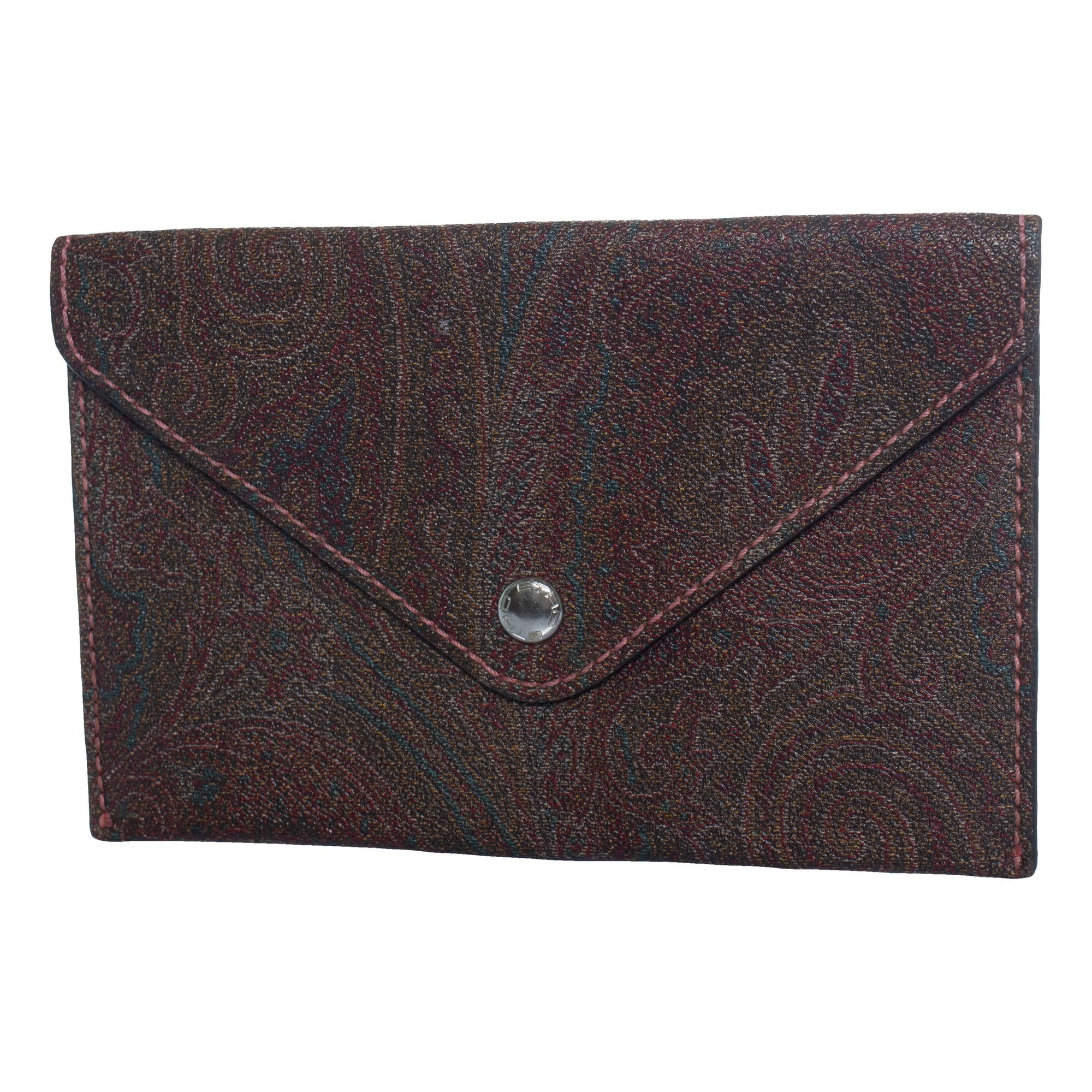Leather clutch bag